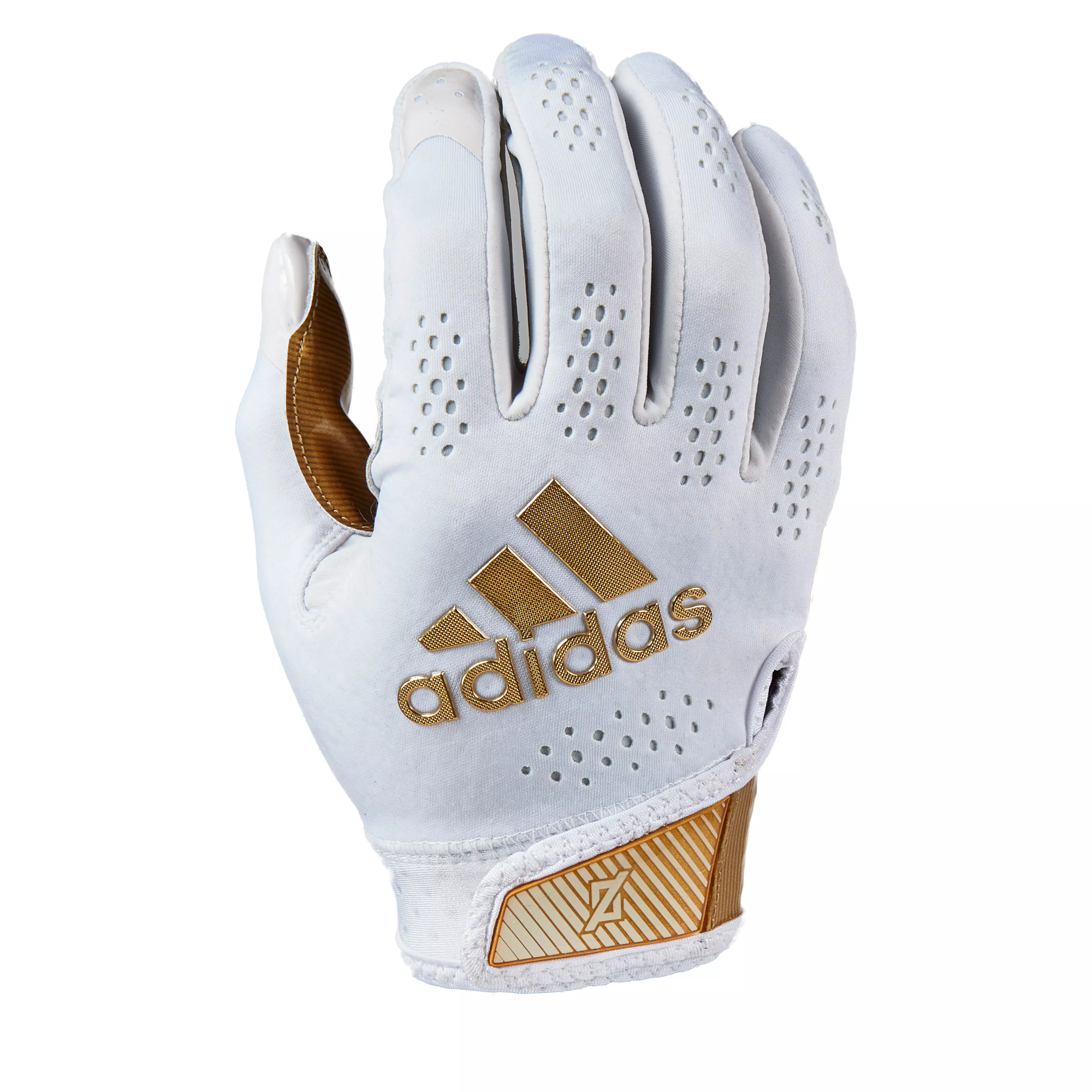 Adidas white best sale football gloves